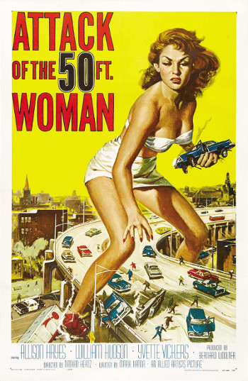 Attack of the 50ft Woman Movie Poster