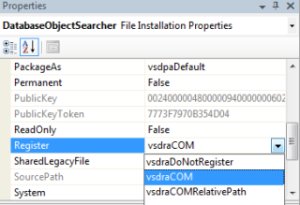 setting COM registration property in installer project