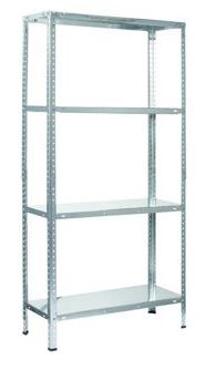 A metal shelf